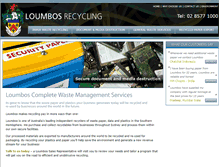 Tablet Screenshot of loumbos.com.au